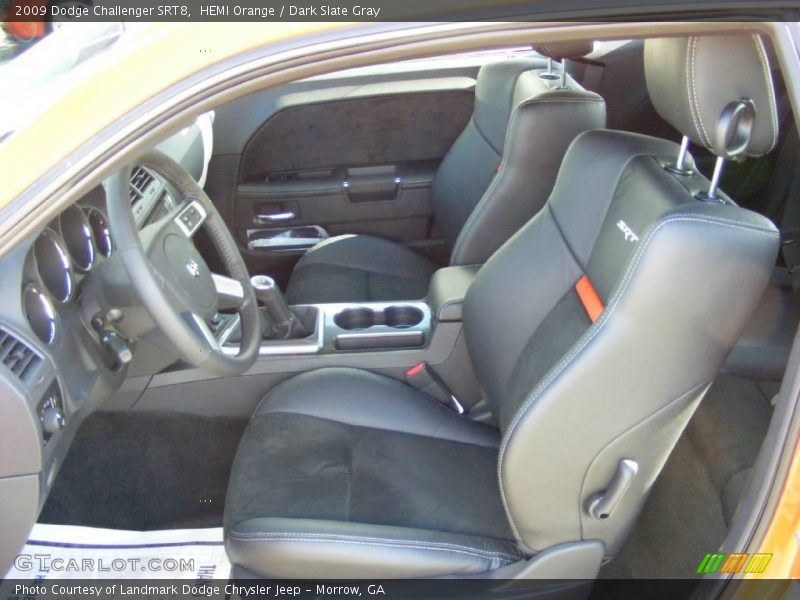 HEMI Orange / Dark Slate Gray 2009 Dodge Challenger SRT8