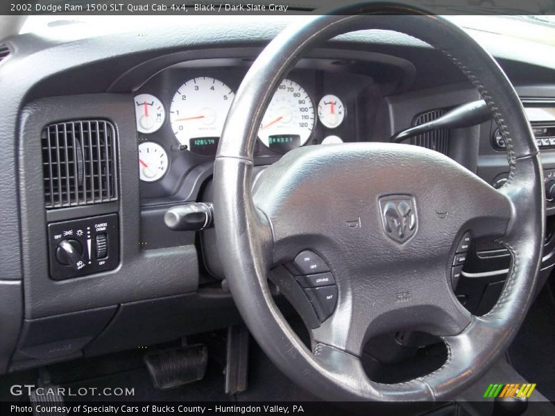 Black / Dark Slate Gray 2002 Dodge Ram 1500 SLT Quad Cab 4x4