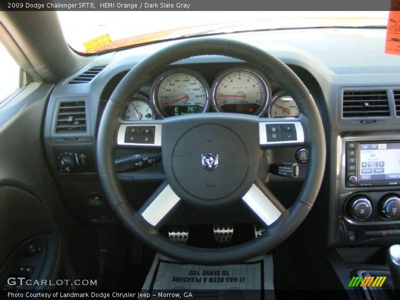 HEMI Orange / Dark Slate Gray 2009 Dodge Challenger SRT8