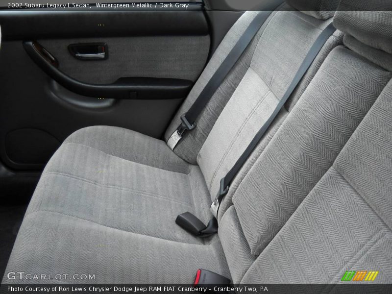 Wintergreen Metallic / Dark Gray 2002 Subaru Legacy L Sedan
