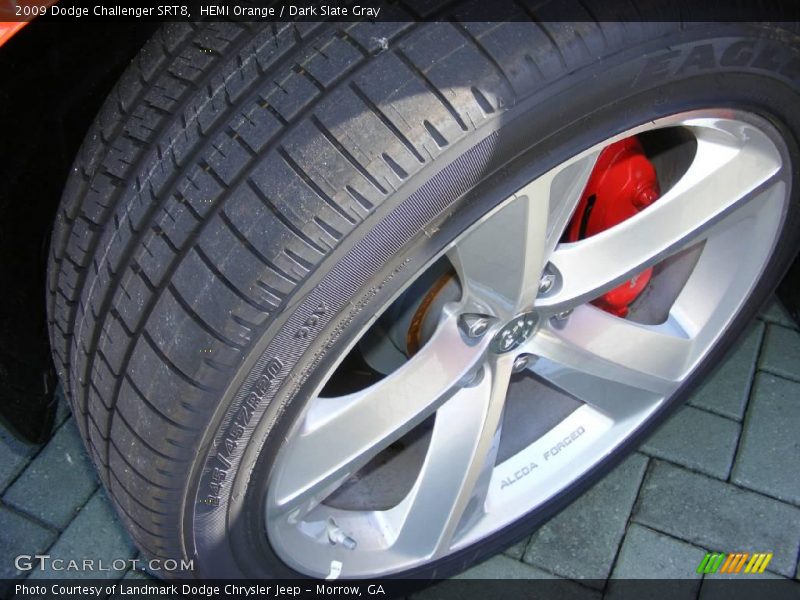 HEMI Orange / Dark Slate Gray 2009 Dodge Challenger SRT8