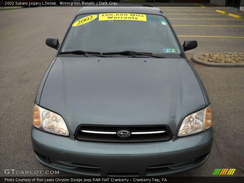 Wintergreen Metallic / Dark Gray 2002 Subaru Legacy L Sedan