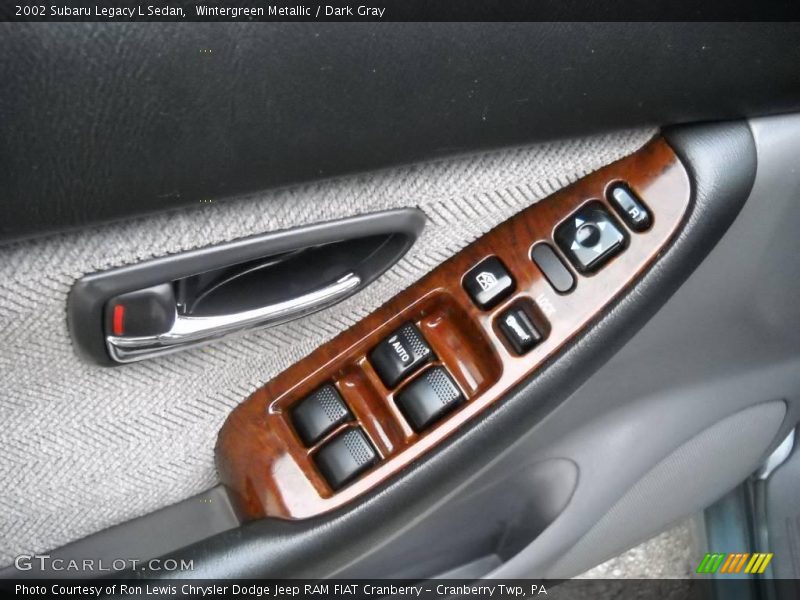 Wintergreen Metallic / Dark Gray 2002 Subaru Legacy L Sedan