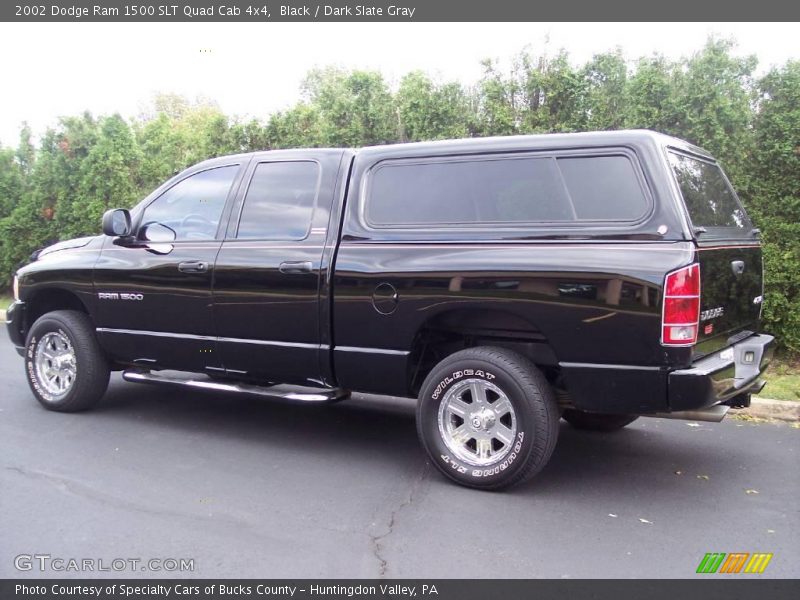 Black / Dark Slate Gray 2002 Dodge Ram 1500 SLT Quad Cab 4x4