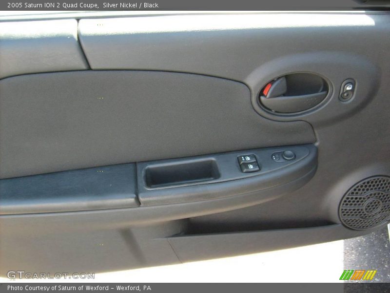 Silver Nickel / Black 2005 Saturn ION 2 Quad Coupe