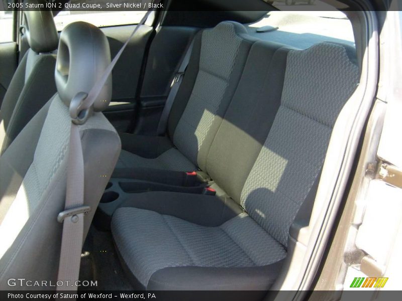 Silver Nickel / Black 2005 Saturn ION 2 Quad Coupe