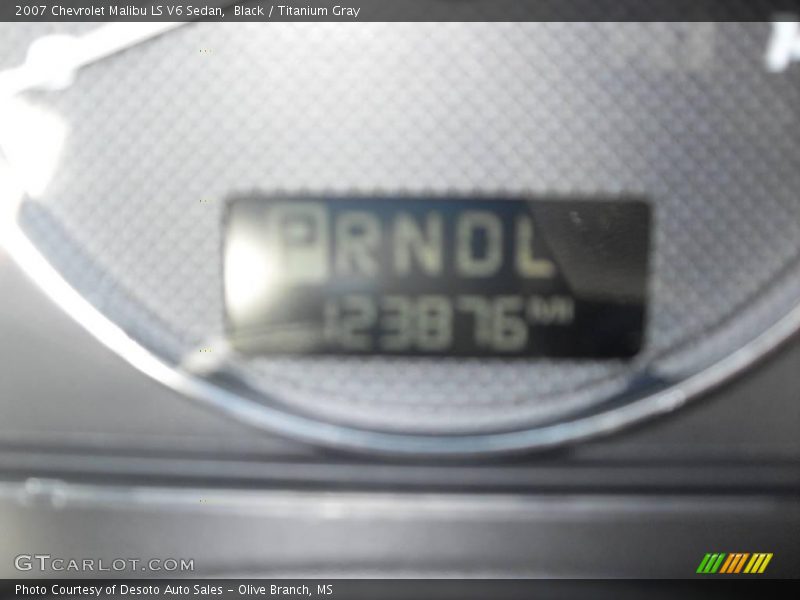 Black / Titanium Gray 2007 Chevrolet Malibu LS V6 Sedan