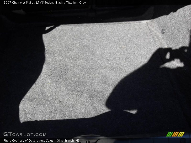 Black / Titanium Gray 2007 Chevrolet Malibu LS V6 Sedan