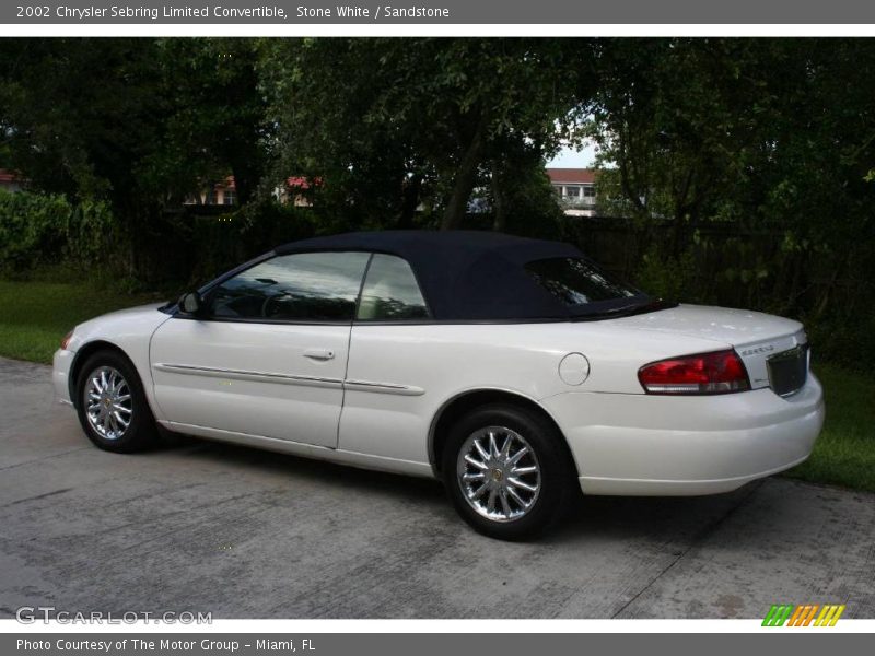 Stone White / Sandstone 2002 Chrysler Sebring Limited Convertible