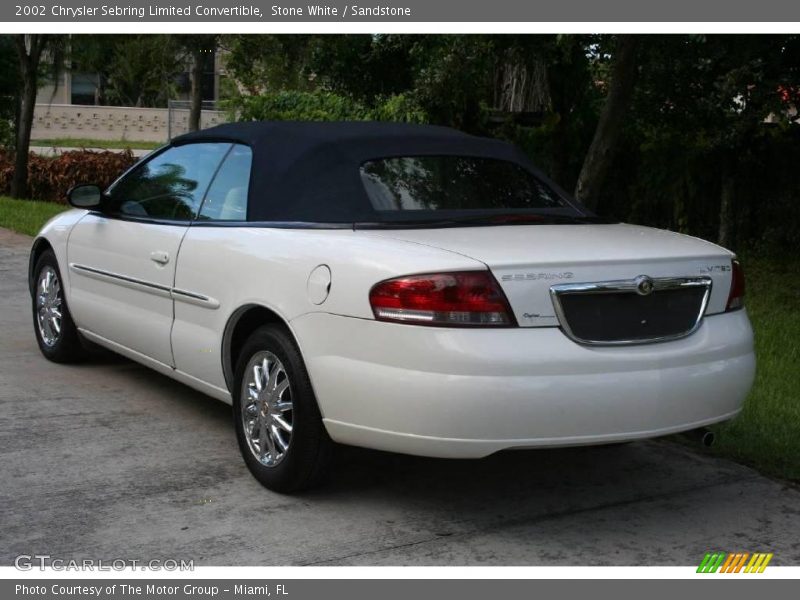 Stone White / Sandstone 2002 Chrysler Sebring Limited Convertible