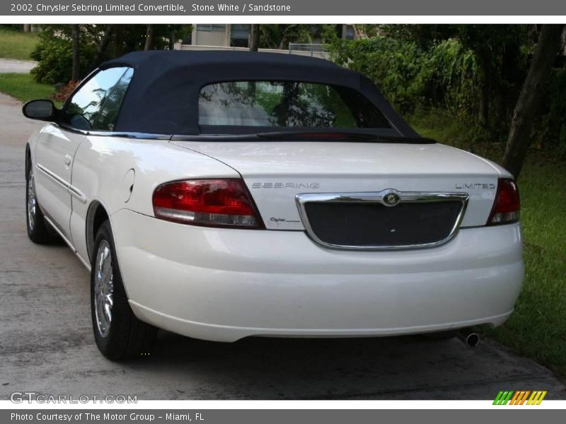 Stone White / Sandstone 2002 Chrysler Sebring Limited Convertible