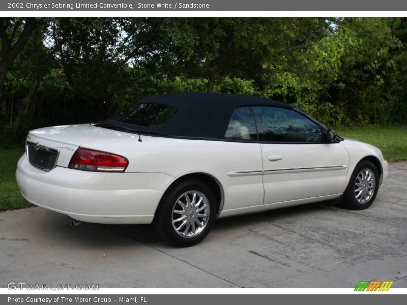 Stone White / Sandstone 2002 Chrysler Sebring Limited Convertible