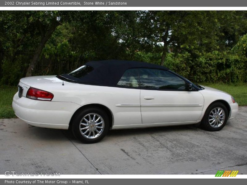 Stone White / Sandstone 2002 Chrysler Sebring Limited Convertible