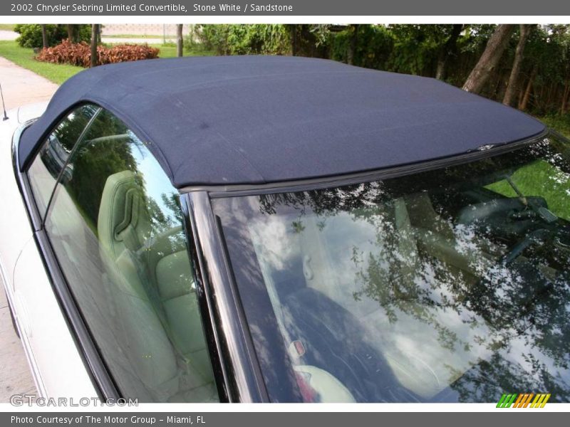 Stone White / Sandstone 2002 Chrysler Sebring Limited Convertible
