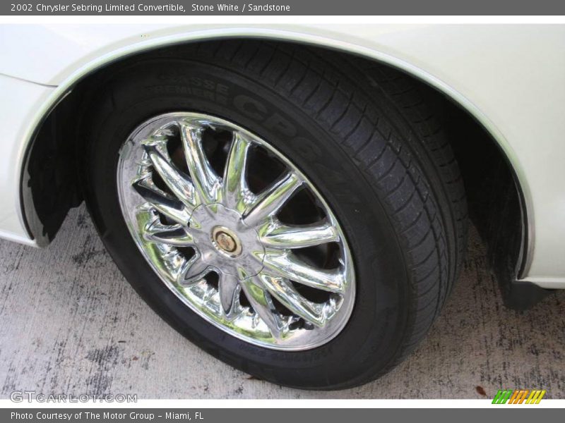 Stone White / Sandstone 2002 Chrysler Sebring Limited Convertible