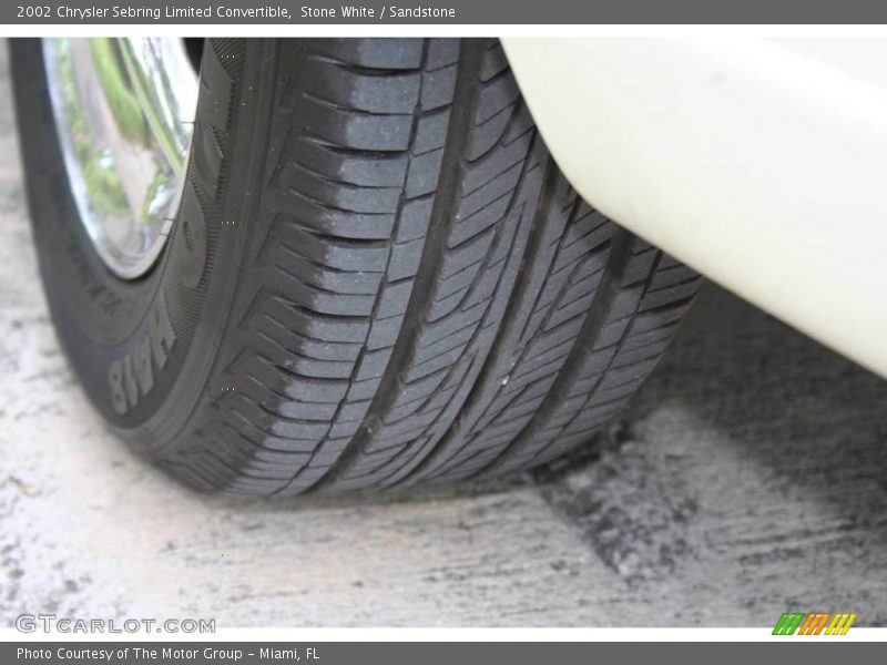 Stone White / Sandstone 2002 Chrysler Sebring Limited Convertible