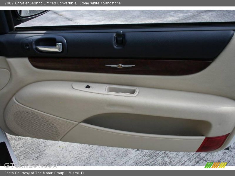 Stone White / Sandstone 2002 Chrysler Sebring Limited Convertible