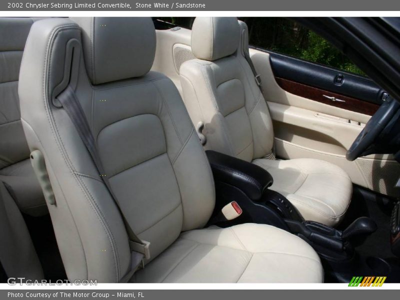Stone White / Sandstone 2002 Chrysler Sebring Limited Convertible