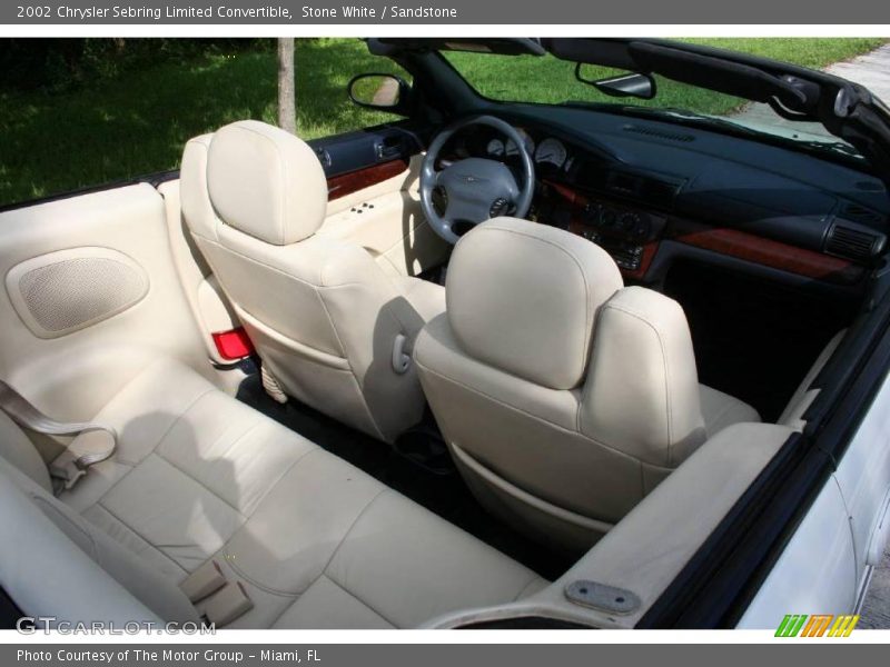 Stone White / Sandstone 2002 Chrysler Sebring Limited Convertible