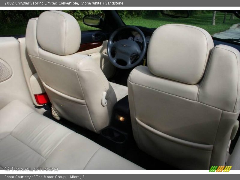 Stone White / Sandstone 2002 Chrysler Sebring Limited Convertible
