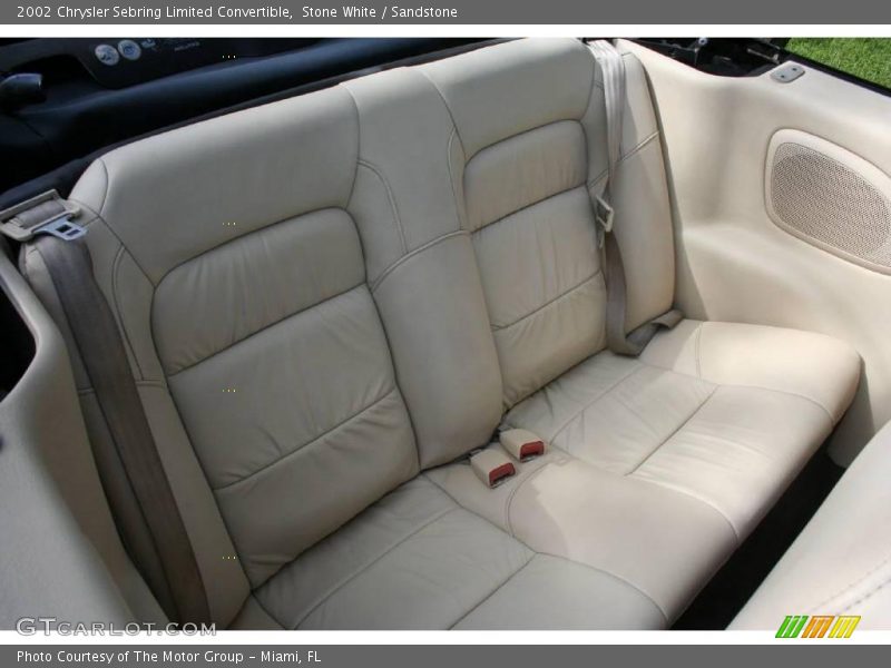 Stone White / Sandstone 2002 Chrysler Sebring Limited Convertible