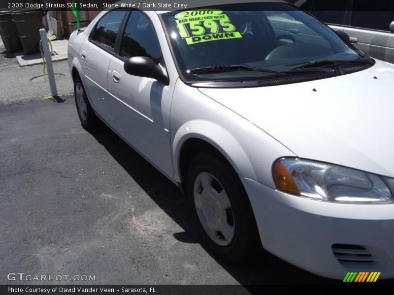 Stone White / Dark Slate Grey 2006 Dodge Stratus SXT Sedan