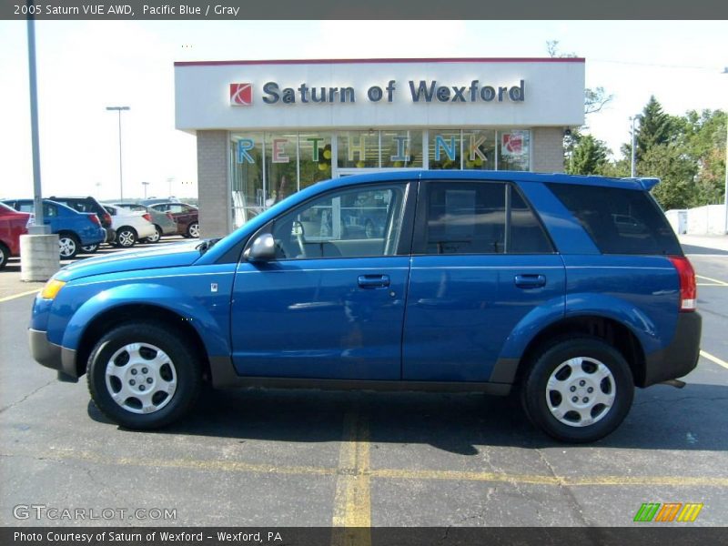 Pacific Blue / Gray 2005 Saturn VUE AWD