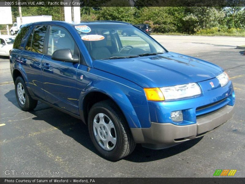 Pacific Blue / Gray 2005 Saturn VUE AWD