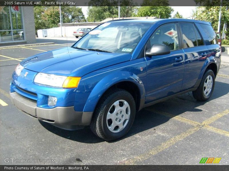 Pacific Blue / Gray 2005 Saturn VUE AWD