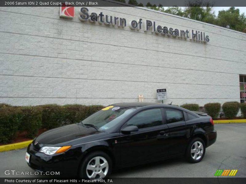Black Onyx / Black 2006 Saturn ION 2 Quad Coupe