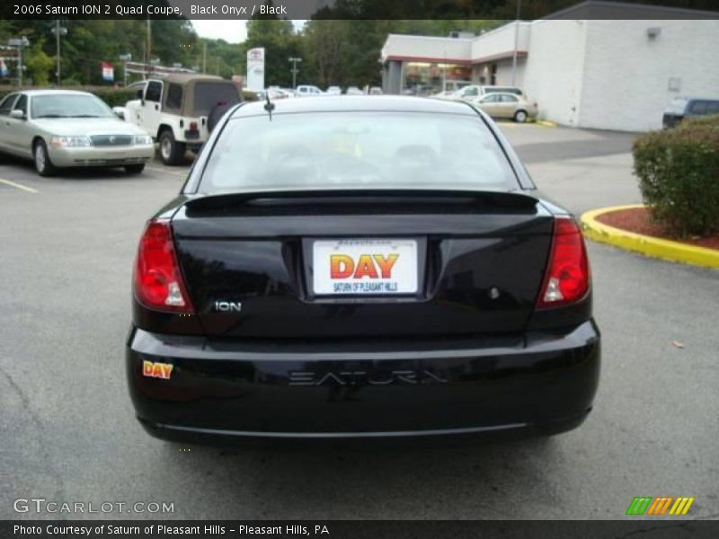 Black Onyx / Black 2006 Saturn ION 2 Quad Coupe