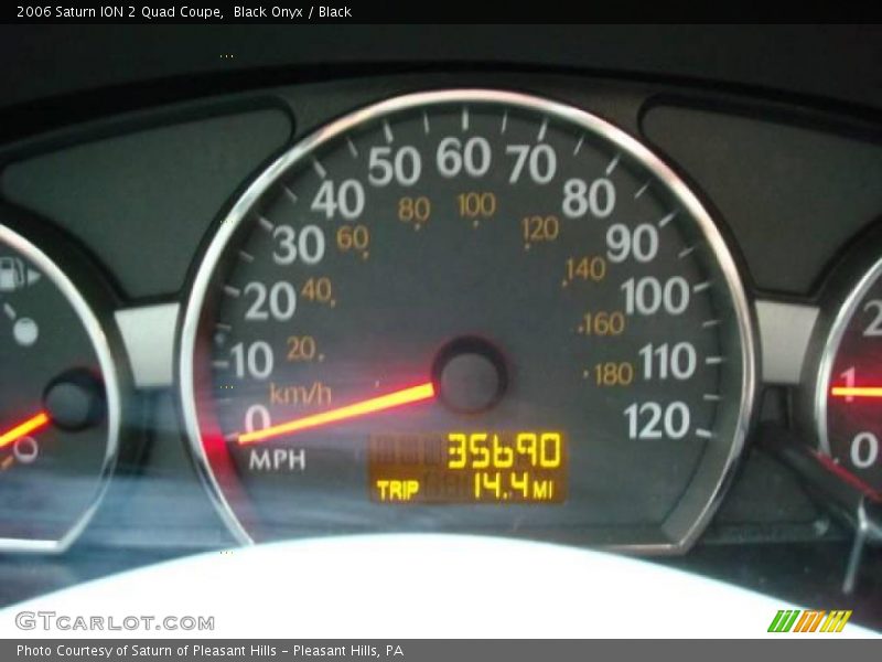 Black Onyx / Black 2006 Saturn ION 2 Quad Coupe
