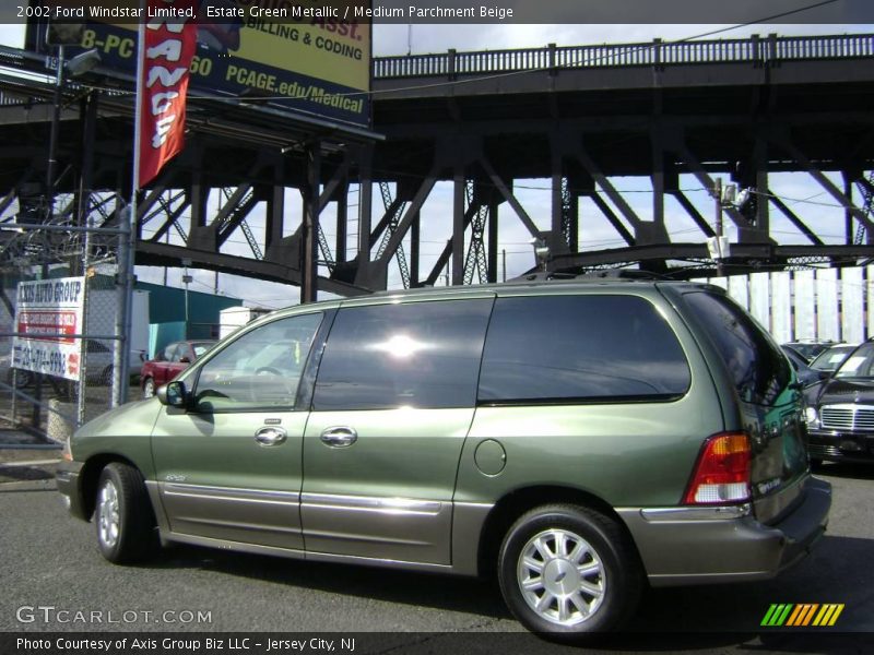 Estate Green Metallic / Medium Parchment Beige 2002 Ford Windstar Limited