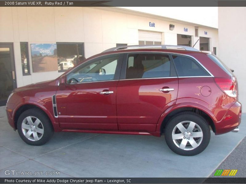 Ruby Red / Tan 2008 Saturn VUE XR