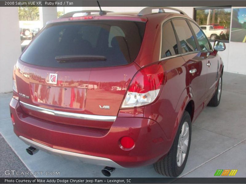 Ruby Red / Tan 2008 Saturn VUE XR