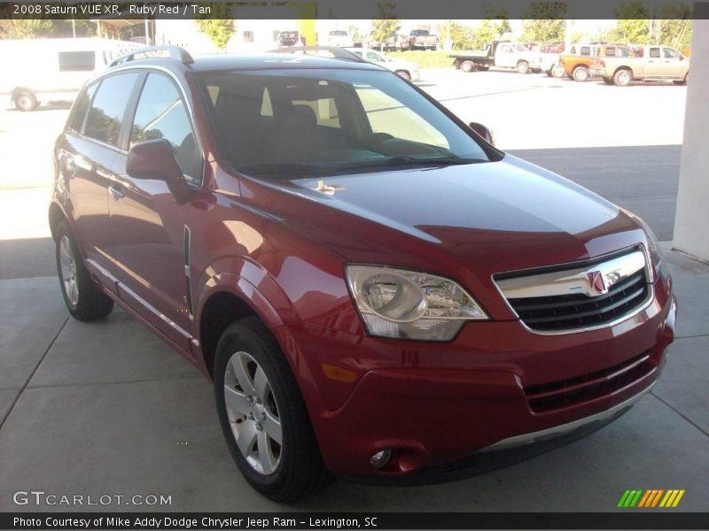 Ruby Red / Tan 2008 Saturn VUE XR