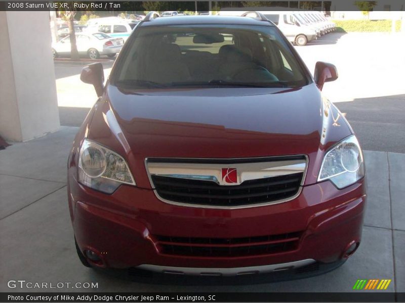 Ruby Red / Tan 2008 Saturn VUE XR