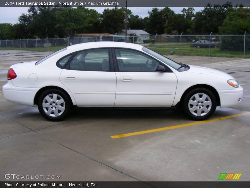 Vibrant White / Medium Graphite 2004 Ford Taurus SE Sedan