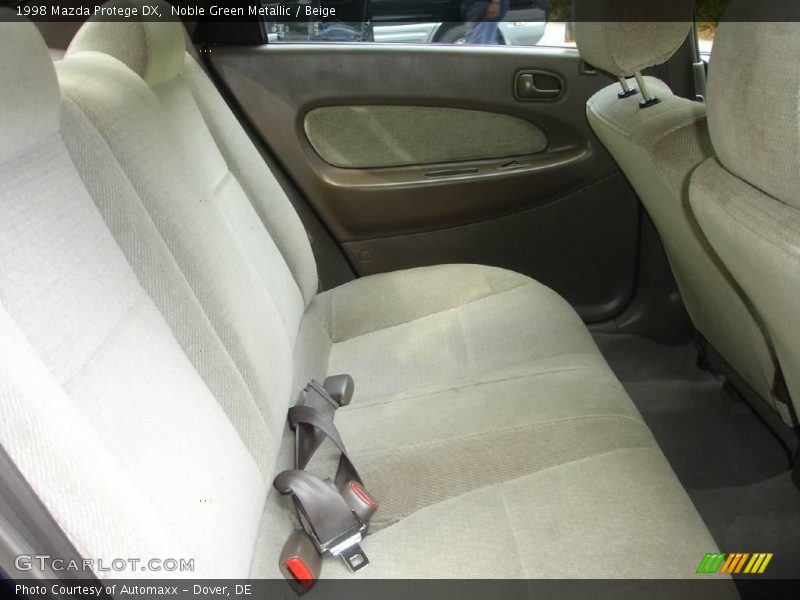 Noble Green Metallic / Beige 1998 Mazda Protege DX