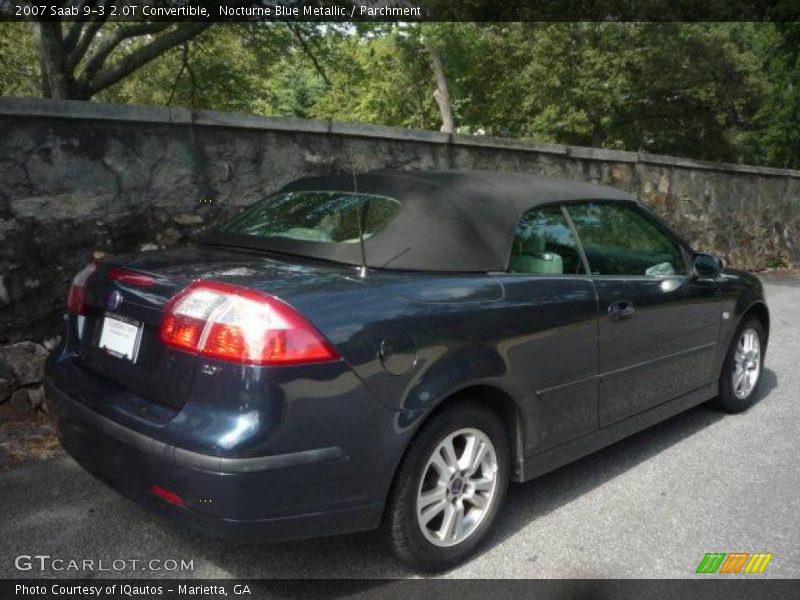 Nocturne Blue Metallic / Parchment 2007 Saab 9-3 2.0T Convertible