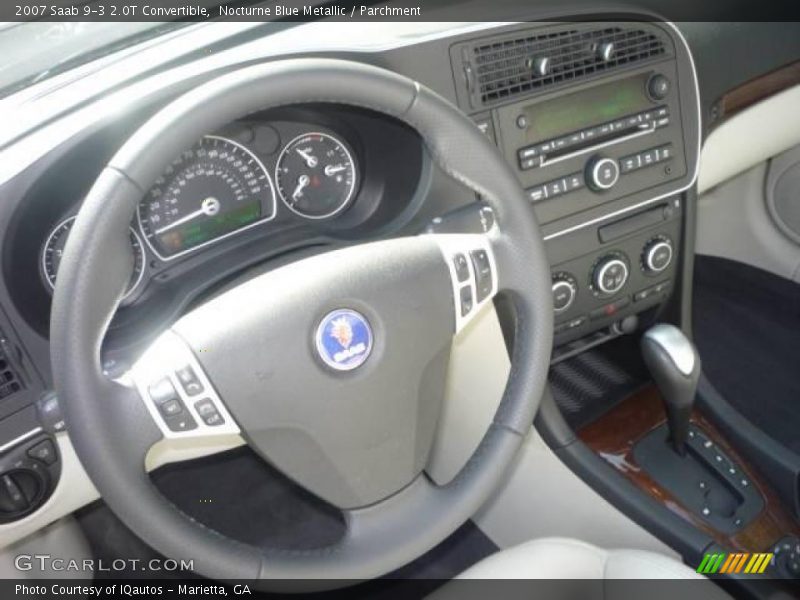 Nocturne Blue Metallic / Parchment 2007 Saab 9-3 2.0T Convertible