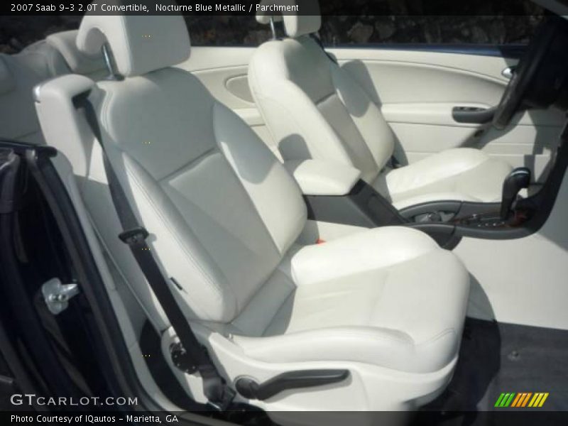Nocturne Blue Metallic / Parchment 2007 Saab 9-3 2.0T Convertible