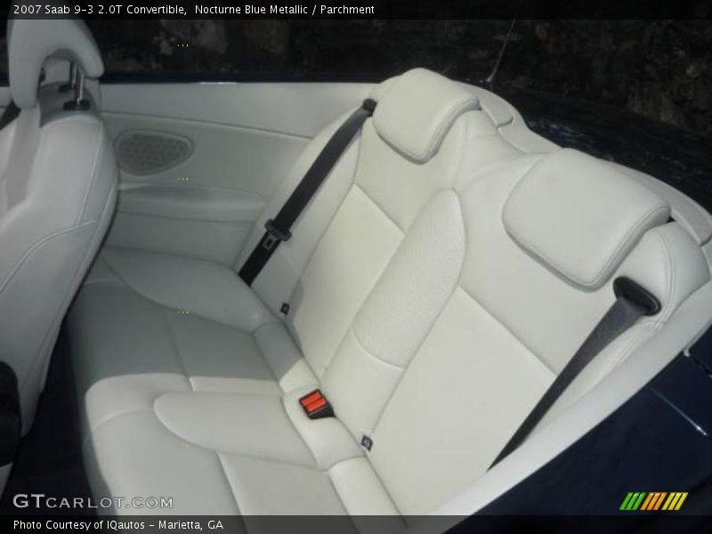 Nocturne Blue Metallic / Parchment 2007 Saab 9-3 2.0T Convertible