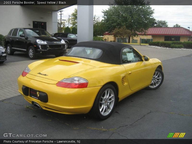 Speed Yellow / Black 2003 Porsche Boxster