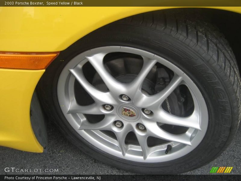 Speed Yellow / Black 2003 Porsche Boxster
