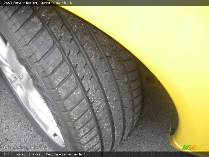 Speed Yellow / Black 2003 Porsche Boxster