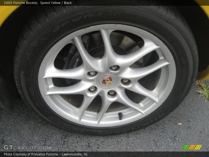 Speed Yellow / Black 2003 Porsche Boxster