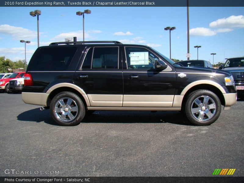 Tuxedo Black / Chaparral Leather/Charcoal Black 2010 Ford Expedition King Ranch