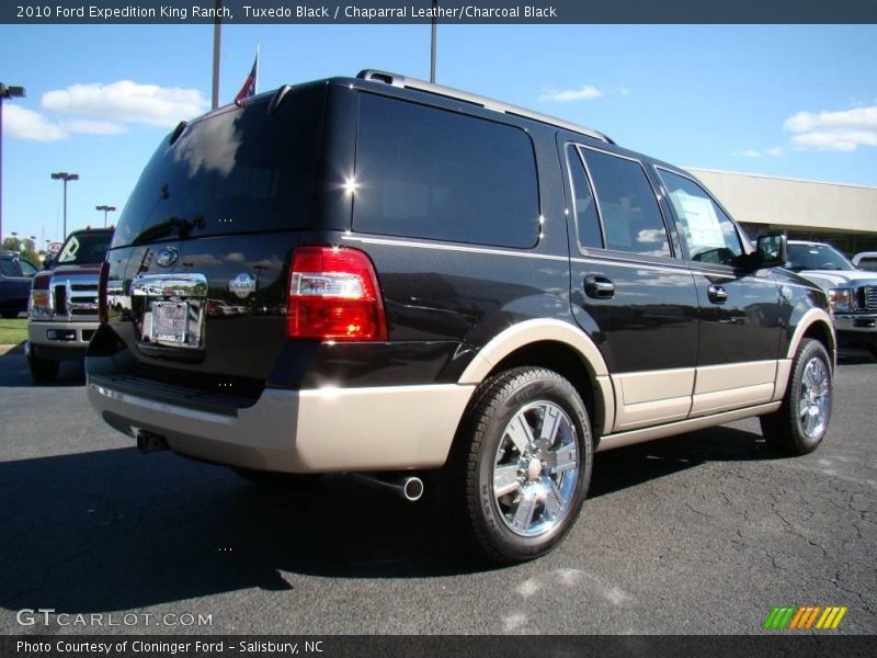 Tuxedo Black / Chaparral Leather/Charcoal Black 2010 Ford Expedition King Ranch