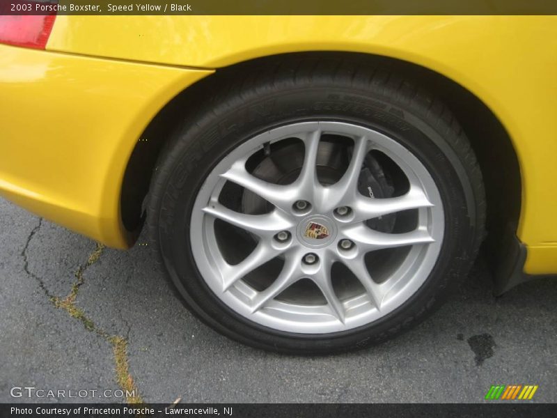 Speed Yellow / Black 2003 Porsche Boxster